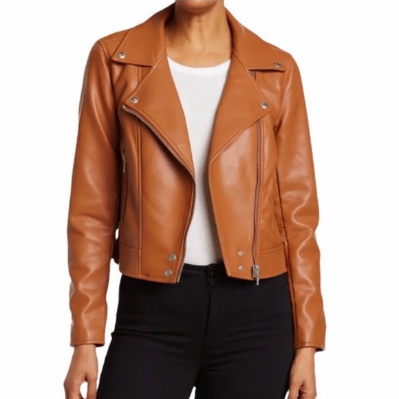 Blank NYC Jackets & Blazers - BLANK NYC Good Vibes Vegan Faux Leather Moto Jacket XL NWT